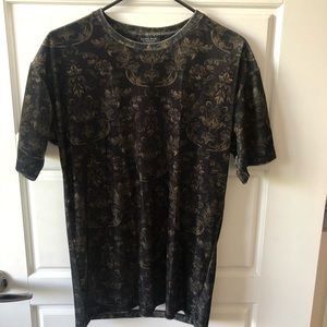 Men’s Zara Velvet Floral Tee